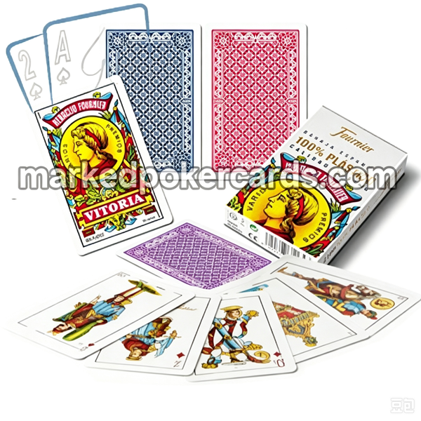 <tc>Fournier Calidad 2100 Cartas Póker Con Truco De Magia</tc>