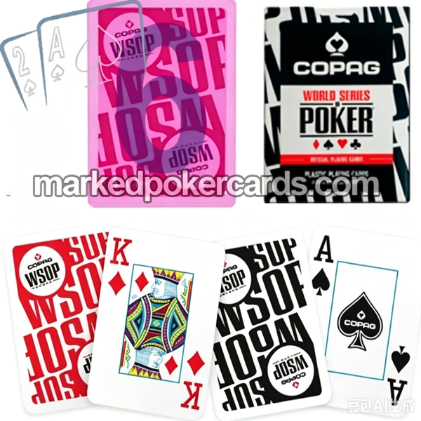 <tc>Naipes De Plástico Marcadas Personalizados Copag WSOP</tc>