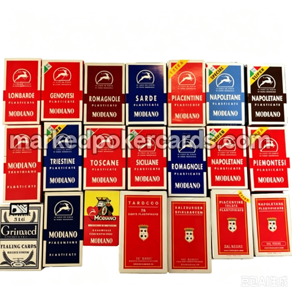 <tc>Italiana Barajas De Naipes De Rayos X MODIANO Piacentine</tc>