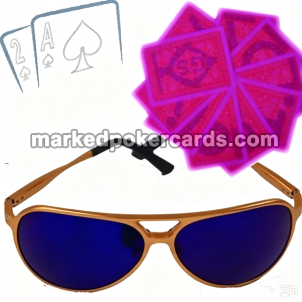 <tc>Gafas De Póker De Tinta Luminosa</tc>