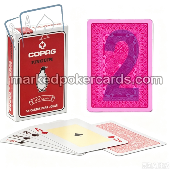 <tc>Copag Penguin Cartas Póker De Tinta Luminosa</tc>
