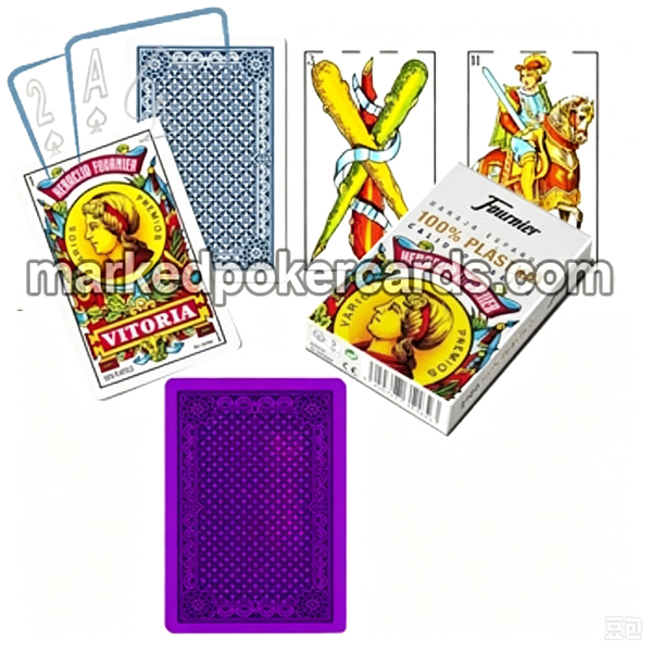 <tc>Fournier Calidad 2100 Cartas Póker Con Truco De Magia</tc>