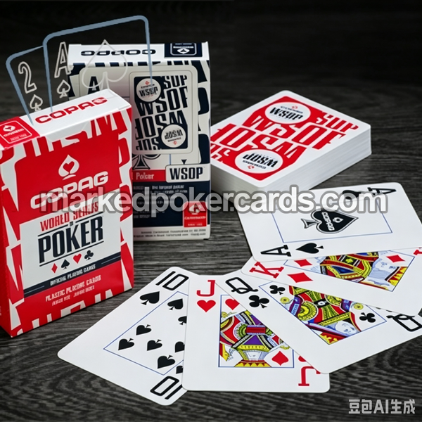 <tc>Naipes De Plástico Marcadas Personalizados Copag WSOP</tc>