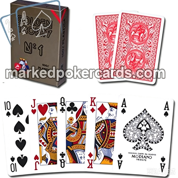 <tc>Modiano Golden Trophy Barajas Marcadas De Tinta Infrarroja</tc>